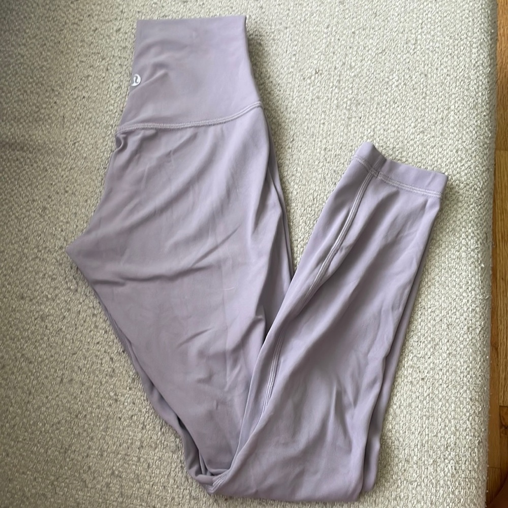 Pastel/light purple/ lavender Lululemon align pant. 25” length (hits at ankle)
